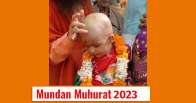 Mundan Muhurat 2023