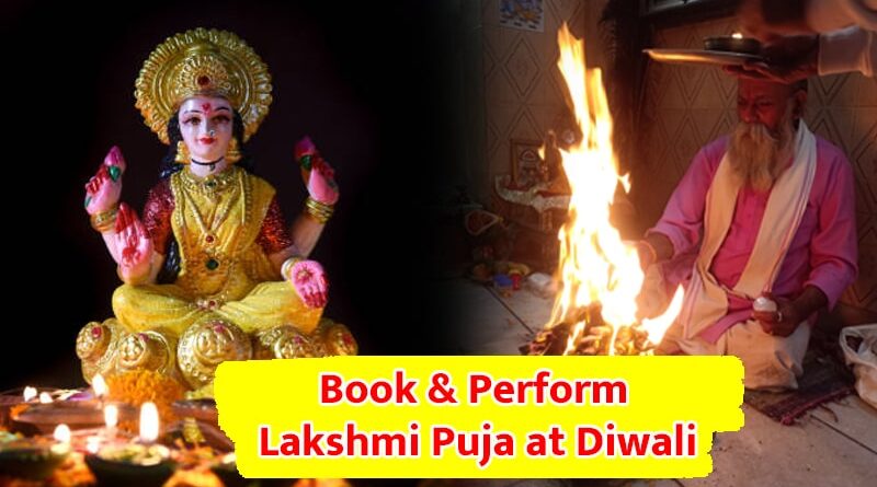 Book and Perform Lakshmi Puja Online at Diwali