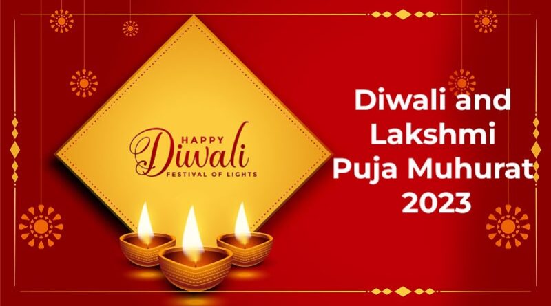 Diwali and Lakshmi Puja Muhurat 2023-min